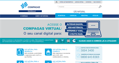 Desktop Screenshot of compagas.com.br